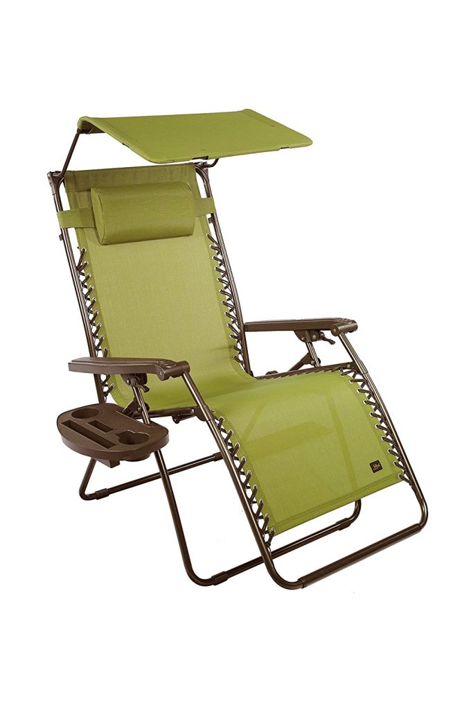 Folded Camping Chair from Strong Back Best Luxury Reclining Camp